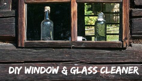 DIY Homemade Window Cleaner