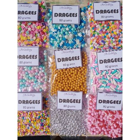 80g (A) Edible Candy Dragees Sprinkles | Shopee Philippines