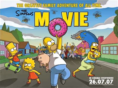 Animated Film Reviews: The Simpsons Movie (2007) - Charm and Wit with an Edge