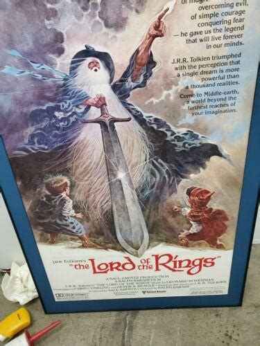 The Lord of the Rings (1978) Movie Poster, Original, | #3929727925