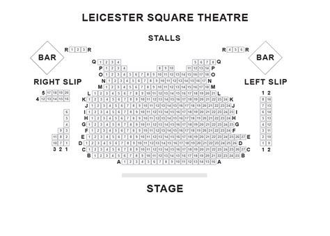 Leicester Square Theatre Seating Plan West End Theatre