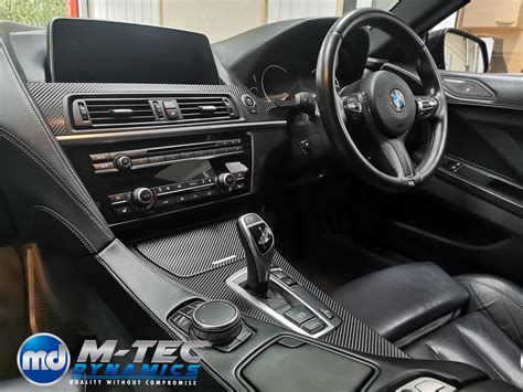 BMW 6-SERIES F12 F13 INTERIOR TRIM SET WRAPPING SERVICE - 4D CARBON – M-Tec Dynamics