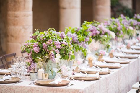 Lilac Wedding Centerpieces