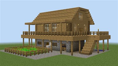 Minecraft Small Farmhouse Tutorial