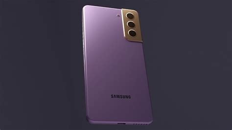 3D model Samsung Galaxy S21 Purple Fanrom VR / AR / low-poly | CGTrader