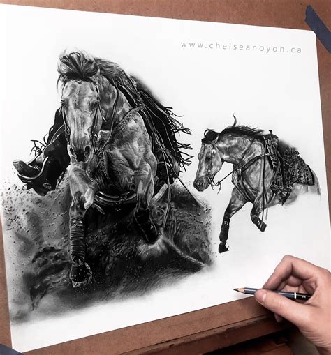 Custom Horse Portrait, Horse Drawing, Pencil Sketch - tropicalexpressllc.com