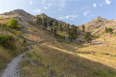 Bear Butte Scenic Trail stock image. Image of path, butte - 77101009