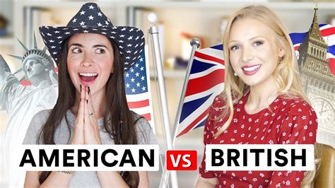 BRITISH vs AMERICAN ENGLISH | Pronunciation Comparison! - YouTube