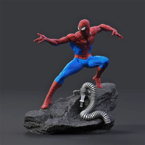 Spider-Man 3d print model spiderverse marvel spiderman 3D model 3D printable | CGTrader