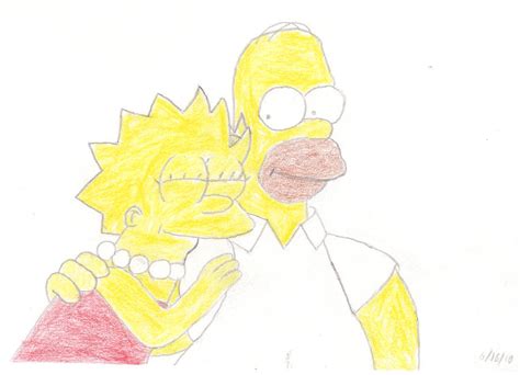 Homer and Lisa Moment 2 by MarioSimpson1 on DeviantArt