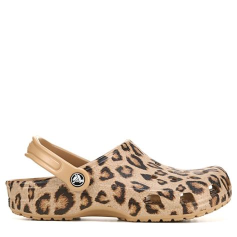 Crocs Women's Classic Clog Shoes (Leopard Print) in 2020 | Womens shoes wedges, Cute womens ...