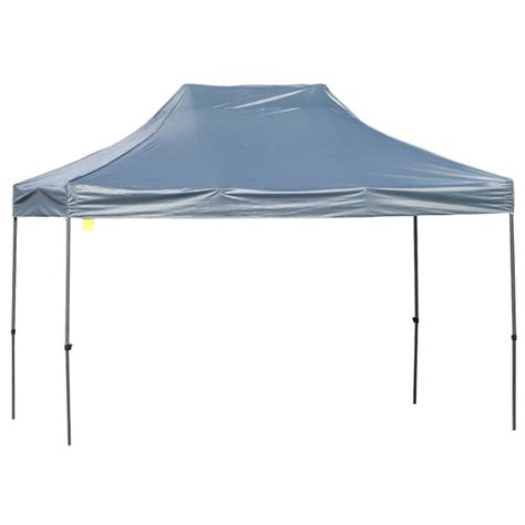 Outsunny 10'x15' Heavy Duty Pop-Up Canopy Tent with Carrying Bag, EZ Instant Commercial Party ...