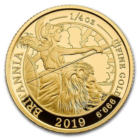 Buy 2019 Great Britain 1/4 oz Proof Gold Britannia | APMEX