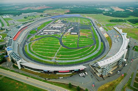 Aerial View Of North Carolina Speedway Photograph by Panoramic Images - Fine Art America