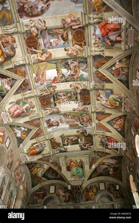 Michelangelo Famous Painting Sistine Chapel