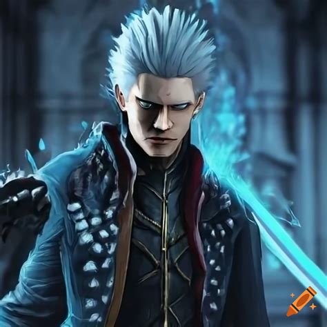 Vergil from dmc devil may cry on Craiyon