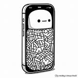 iPhone Coloring Pages  Free & Printable sketch template