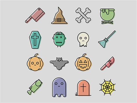 20+ Halloween Icon Sets - Free and Premium - Super Dev Resources