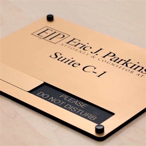 Premium Office Signage - Sliding Message Office Signs - Office Sign ...