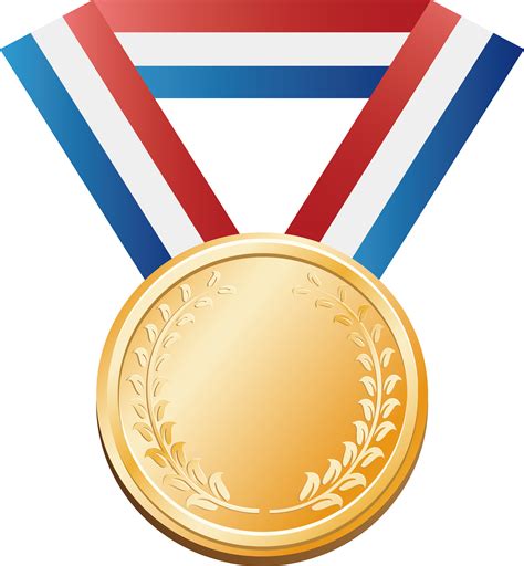 Gold medal PNG