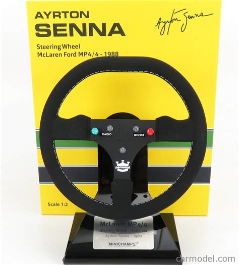 MINICHAMPS 254880012 Scale 1/2 | ACCESSORIES STEERING WHEEL - VOLANTE F1 McLAREN HONDA MP4/4 ...