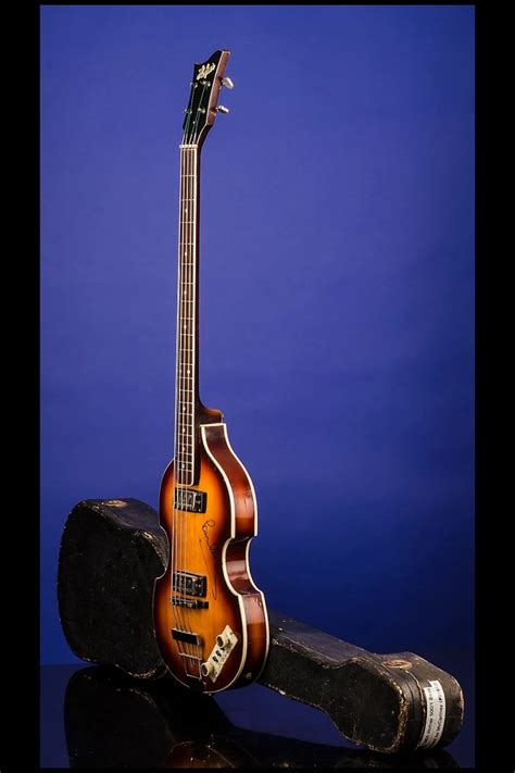 A 1965 Hofner Bass Signed by Sir Paul McCartney is Listed on Reverb.com ...