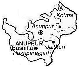 Anuppur District | Anuppur District Map