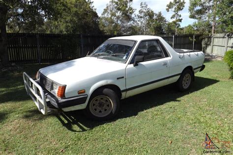 Subaru Brumby UTE 4x4 5 Speed Manual 1 8L Carb 1985 in QLD