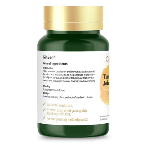 Turmeric Joint Remedy by GinSen | Turmeric Supplement for Arthritis