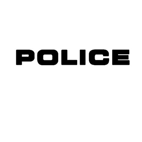 HotMeiNi 12cmx2cm Police Letters Black Vinyl Car Sticker Decal Black/Sliver-in Car Stickers from ...