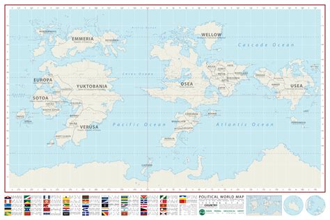 Map of Strangereal from the Ace Combat games [5400x3600] : MapPorn