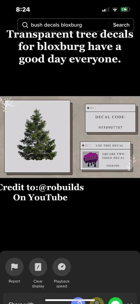 Tree Decal Codes Bloxburg