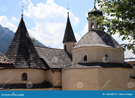 Church in San Candido stock photo. Image of town, convent - 168248070