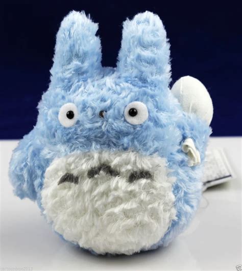 My Neighbor Totoro Blue Totoro Blue Totoro Soft Plush Doll Toys Free ...