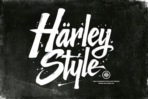 Harley Style Font - YouWorkForThem | Graffiti font, Logo fonts, Brush font