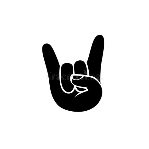 Rock Roll Hand Sign Stock Illustrations – 3,906 Rock Roll Hand Sign ...