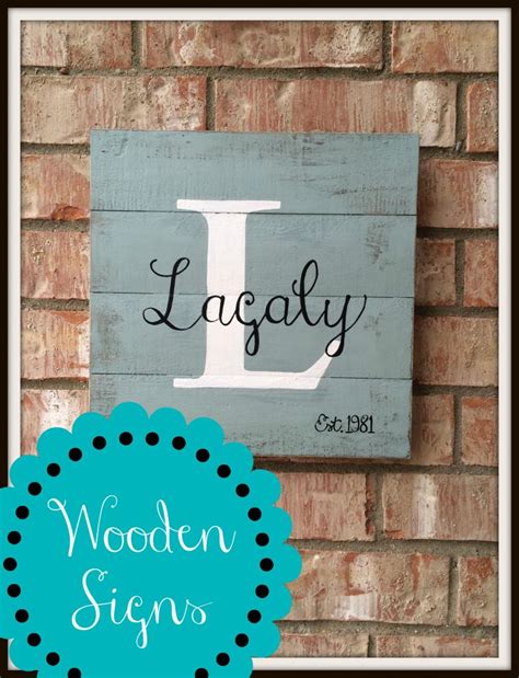 Painting Wooden Signs - Patina & Paint