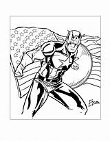 Captain America Coloring Pages – Printable FREE sketch template