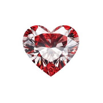 Diamond Heart Shape Format For Valentine, Ruby, Diamond Heart, Diamond Shape PNG Transparent ...