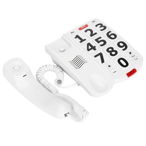 Seniors Phones Big Button Phone Wired Big Button Landline Phone With ...