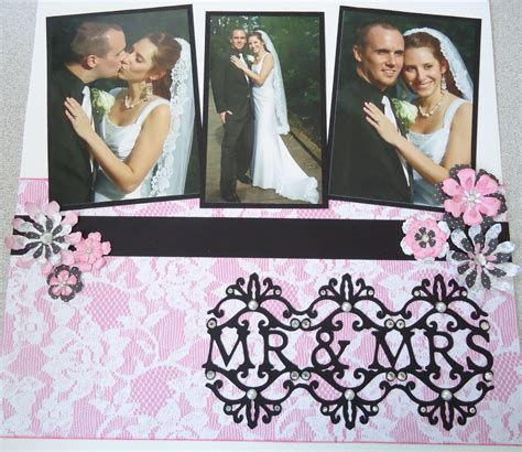 Shannons Scrapbooks: Amanda's wedding scrapbook layouts