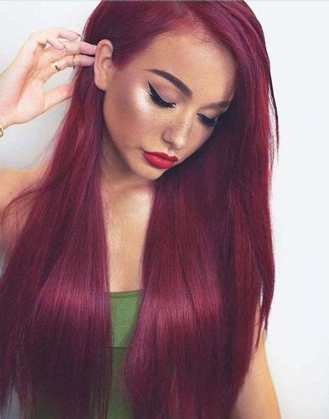 OMG what a amazing hair colors | Maroon hair colors, Maroon hair dye, Hair inspiration color