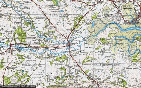 Historic Ordnance Survey Map of Wareham, 1919