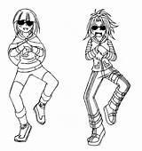 Gangnam Style Coloring Pages sketch template