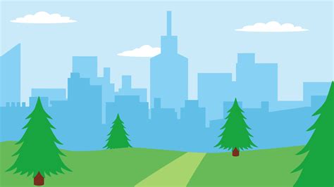 City landscape vector illustration. Urban silhouette of skyline ...