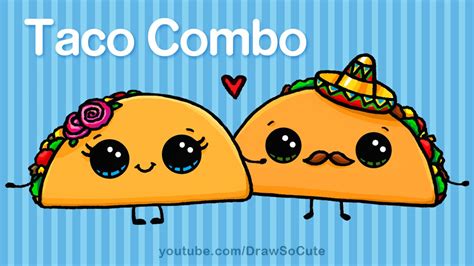 Hình ảnh ngộ nghĩnh taco cute drawing Cho bé yêu của bạn