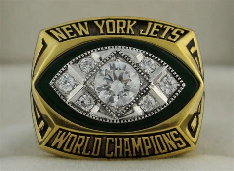 1968 New York Jets NFL Super Bowl Championship Rings Ring