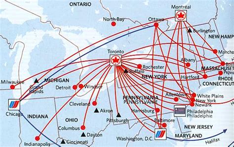 Air Canada Frequent Routes & Schedules | Routemap | Airreview