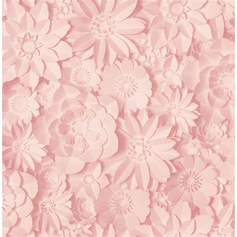 Fine Decor Dacre Pink Floral Pink Wallpaper Sample-2900-42555SAM - The Home Depot