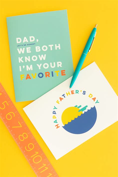 Free Printable Modern Father's Day Cards - Sarah Hearts